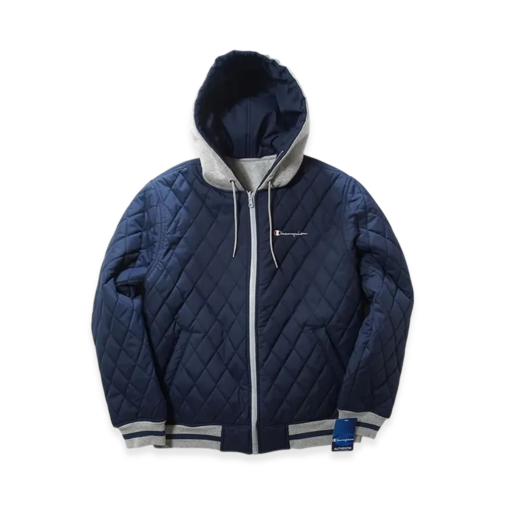 Supreme x Champion Reversible Jacket "Navy/Grey"