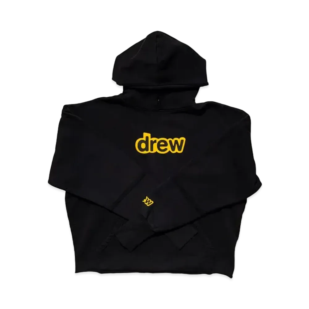 drew house secret deconstructed hoodie"Black"