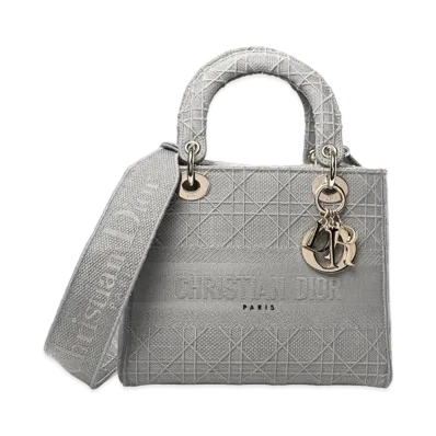 Dior Medium Lady D-Lite Bag "Gray"