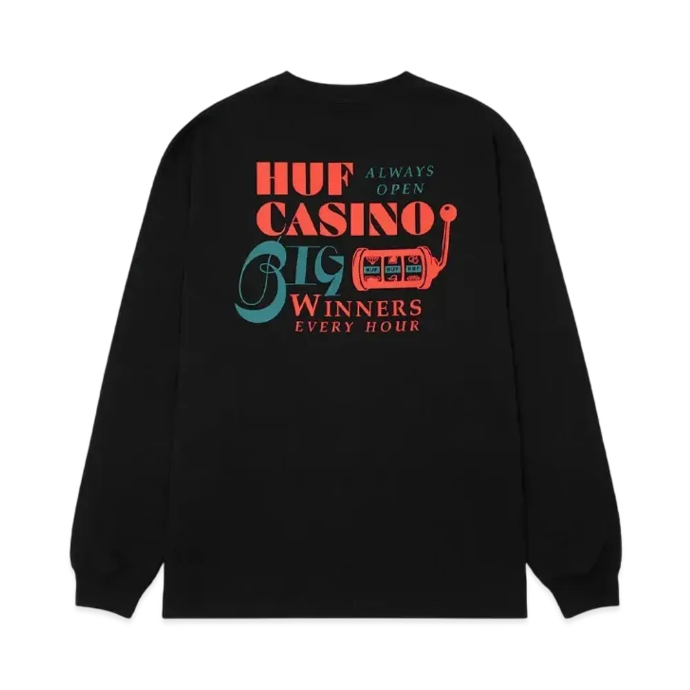 HUF Casino Collection Jackpot Full LS Tee "Black"