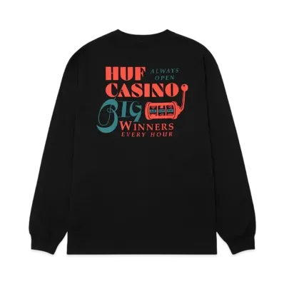 HUF Casino Collection Jackpot Full LS Tee "Black"