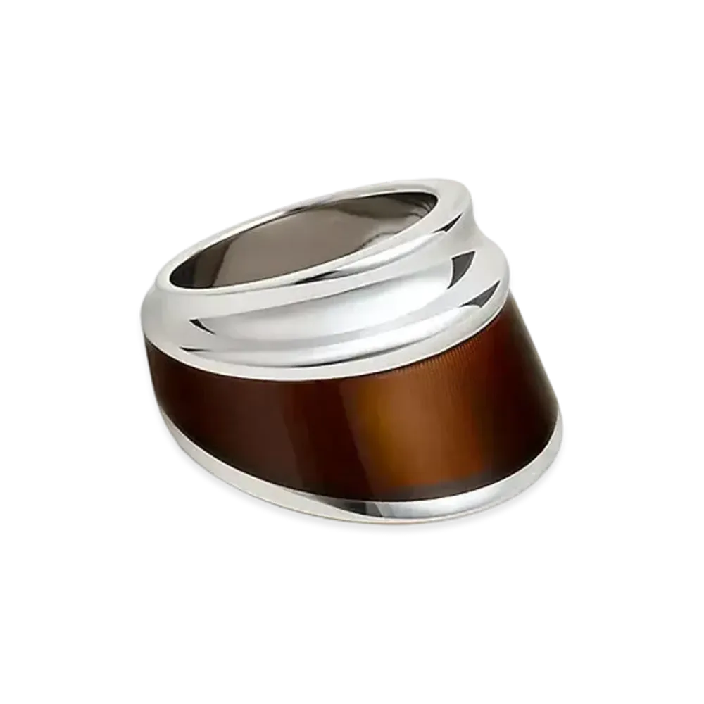 Hermes Equus Ring "Marron Transparent"
