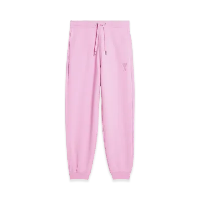 AMI PARIS Cotton Track Pants "Pink"