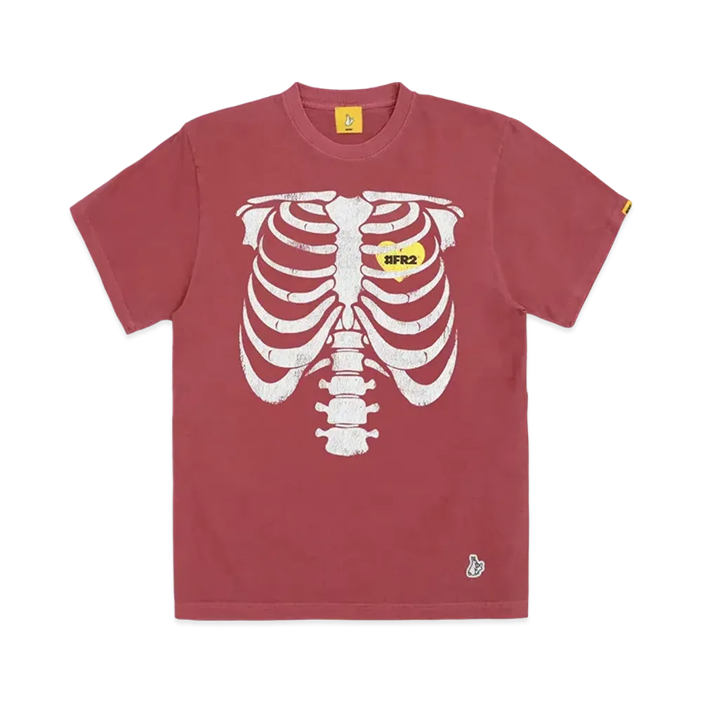 FR2 Bone Garment Dye T-Shirt "Red"