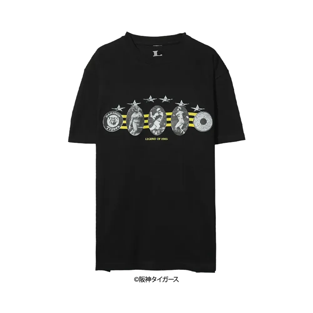 阪神タイガース90周年記念 \ VOYAGE KIDS LEGEND OF 1985 TEE "STAR" by feel the rain "BLACK"