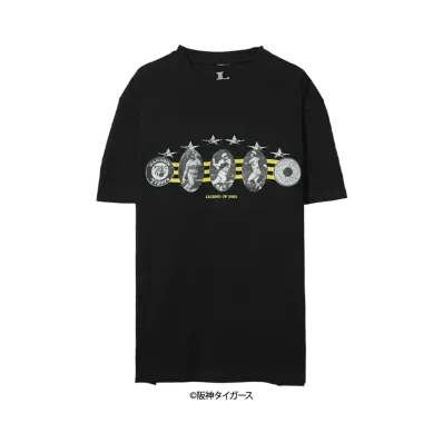 阪神タイガース90周年記念 \ VOYAGE KIDS LEGEND OF 1985 TEE "STAR" by feel the rain "BLACK"