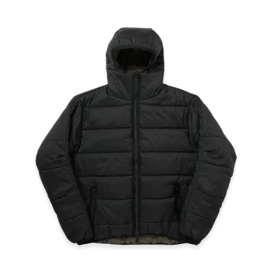 DAIWA PIER39 Tech Reversible Climbers Puff Jacket "Black x Brownkhaki"
