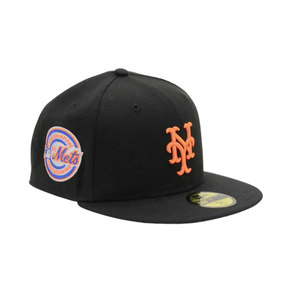 NEW ERA x THE CAP 'COOL CROW' 59Fifty Stadium New York Mets 69 BLKOTC "Black"