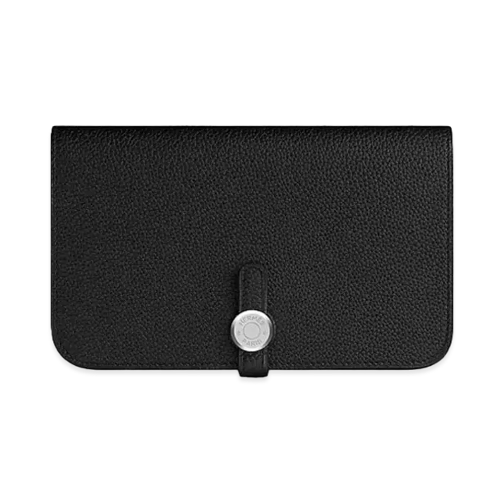 Hermes Dogon Duo Wallet "Black"