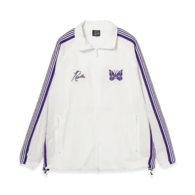 NEEDLES x Beams Custom Nylon Track Jacket "White"