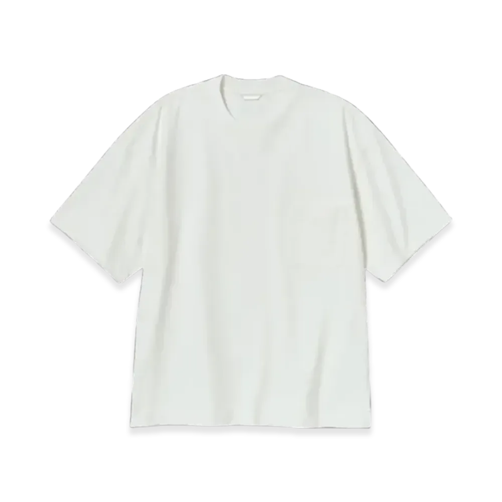 AURALEE Satand Up Tee "White"