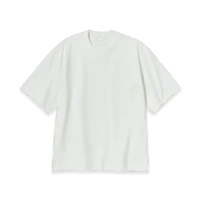 AURALEE Satand Up Tee "White"
