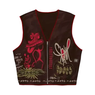 Travis Scott Cactus Jack SLEEP IN REVERSE VEST "Dark Brown"