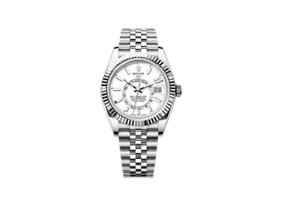 ROLEX Sky-Dweller 42mm Oystersteel & White Gold 336934 "Intense White"