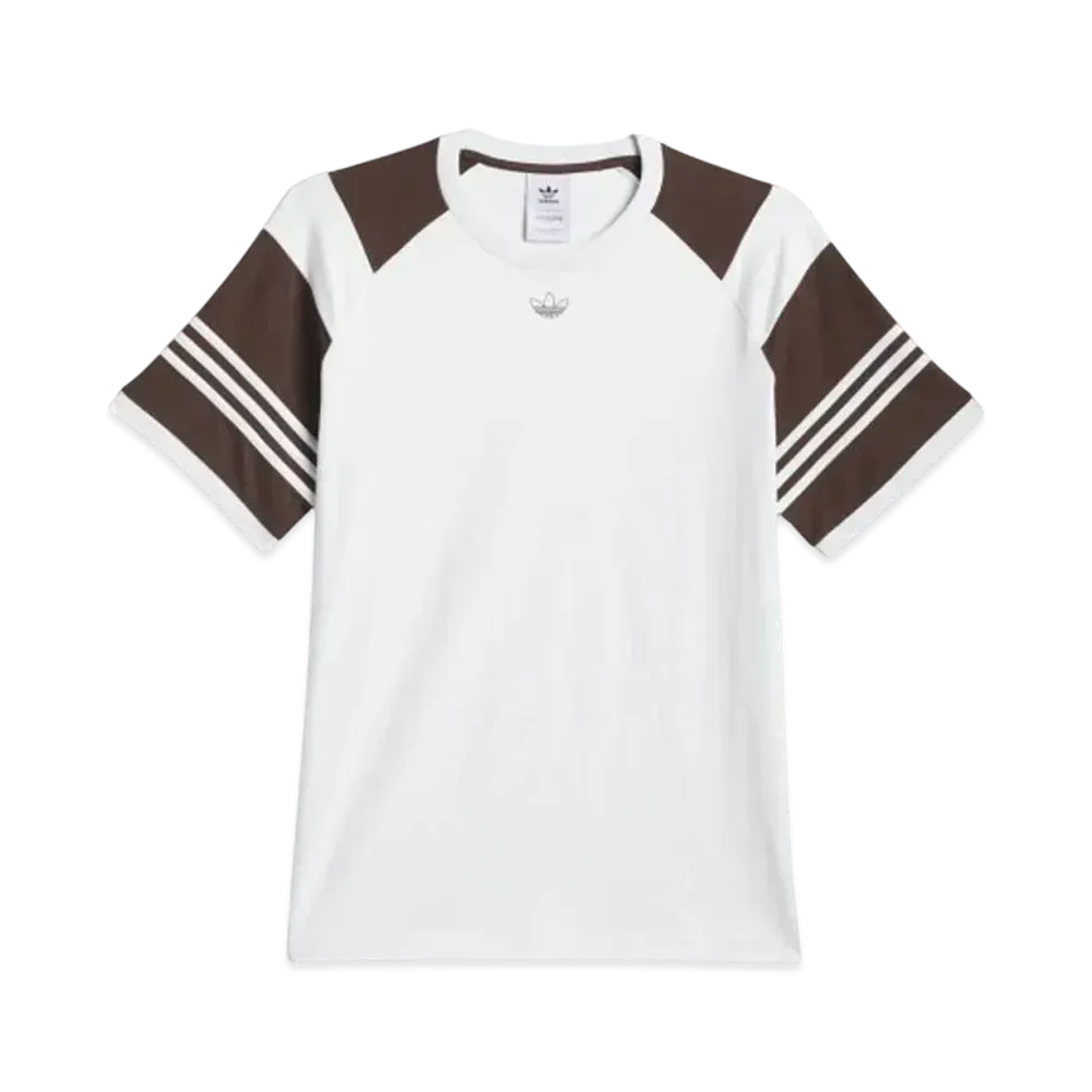 adidas Tyshawn T-shirt (Gender Neutral) "Crystal White/Dark Brown"