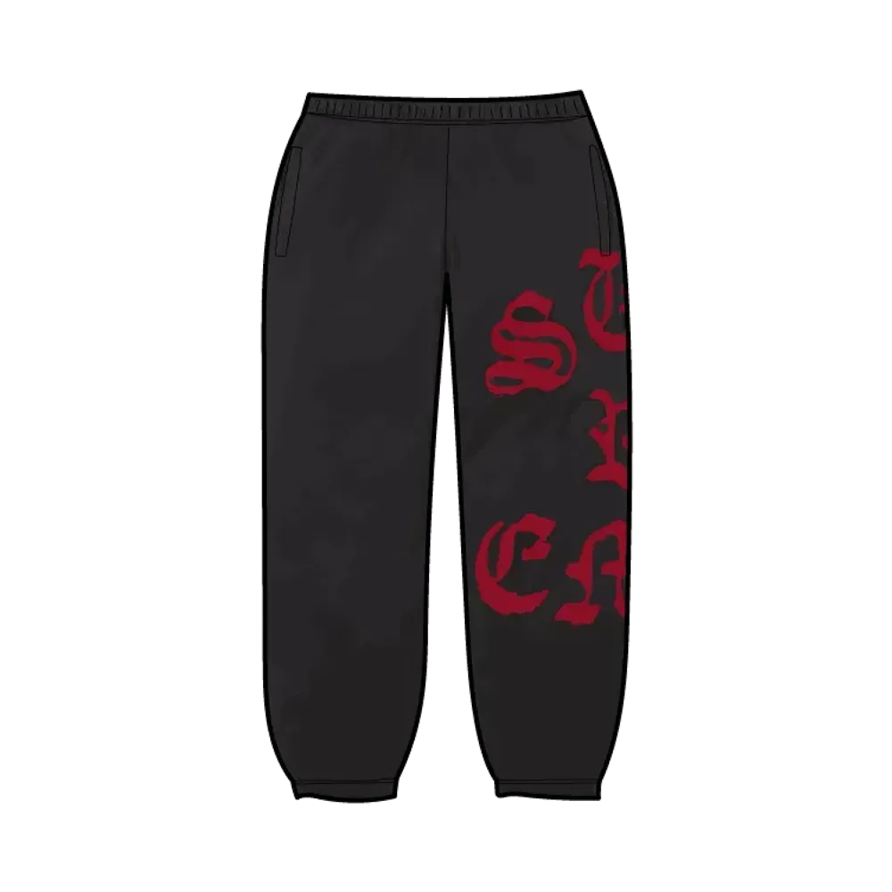 Supreme Cut Out Sweatpant "Black"