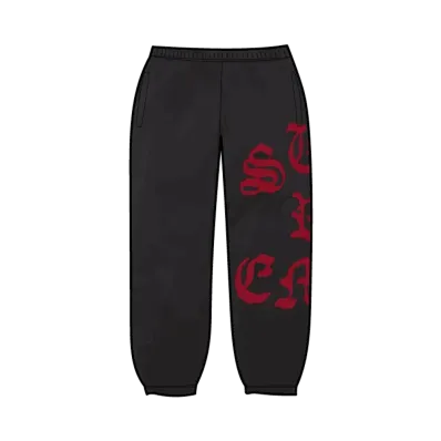 Supreme Cut Out Sweatpant "Black"