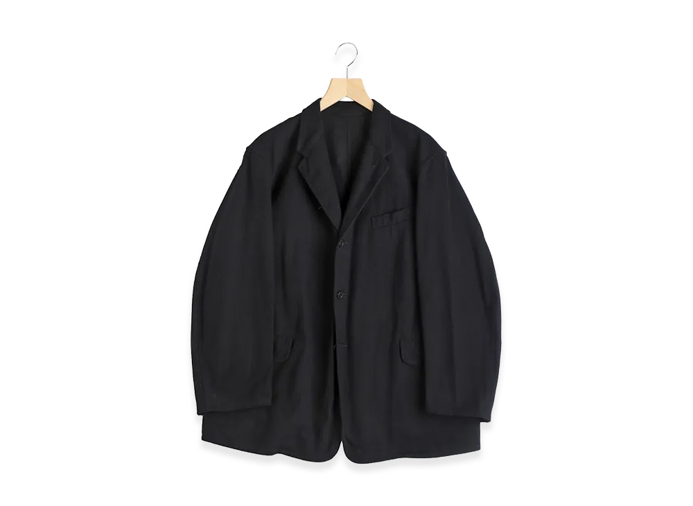 COMOLI Black Drill Jacket "Black"