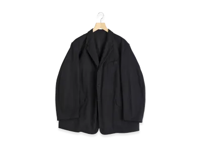 COMOLI Black Drill Jacket "Black"
