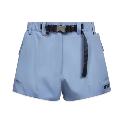 PRADA Women's Technical Canvas Shorts "Lightblue"