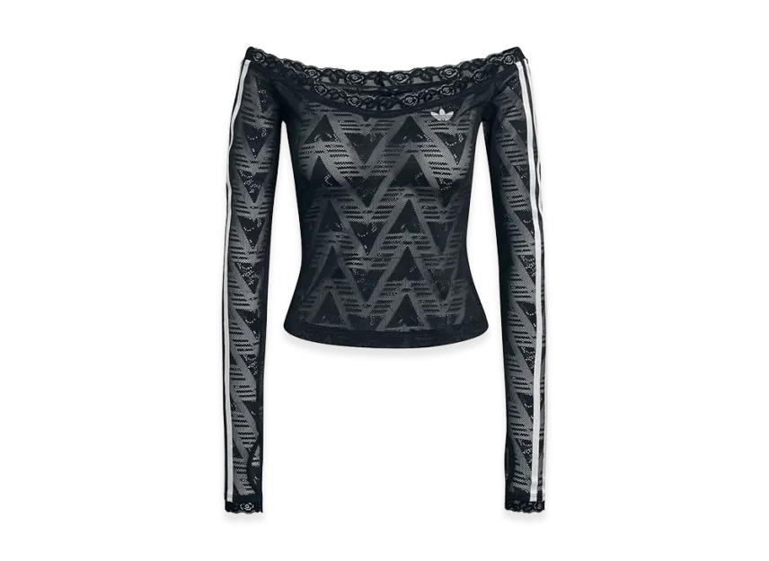 adidas Women's Lace Bardot Top adidas Women's Lace Bardot Top