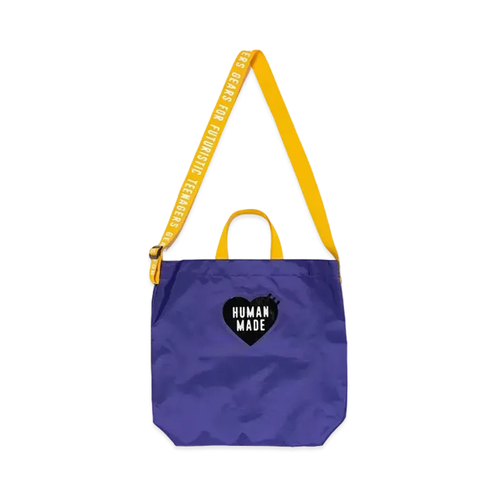 HUMAN MADE Shoulder Tote Bag "Purple"