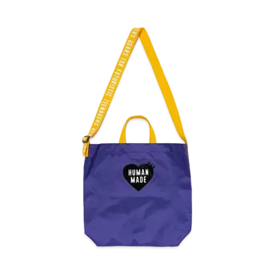HUMAN MADE Shoulder Tote Bag "Purple"