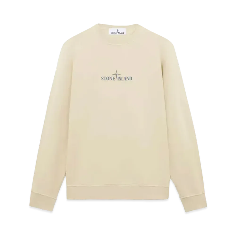 Stone Island 66182 Cotton Fleece "Off White"