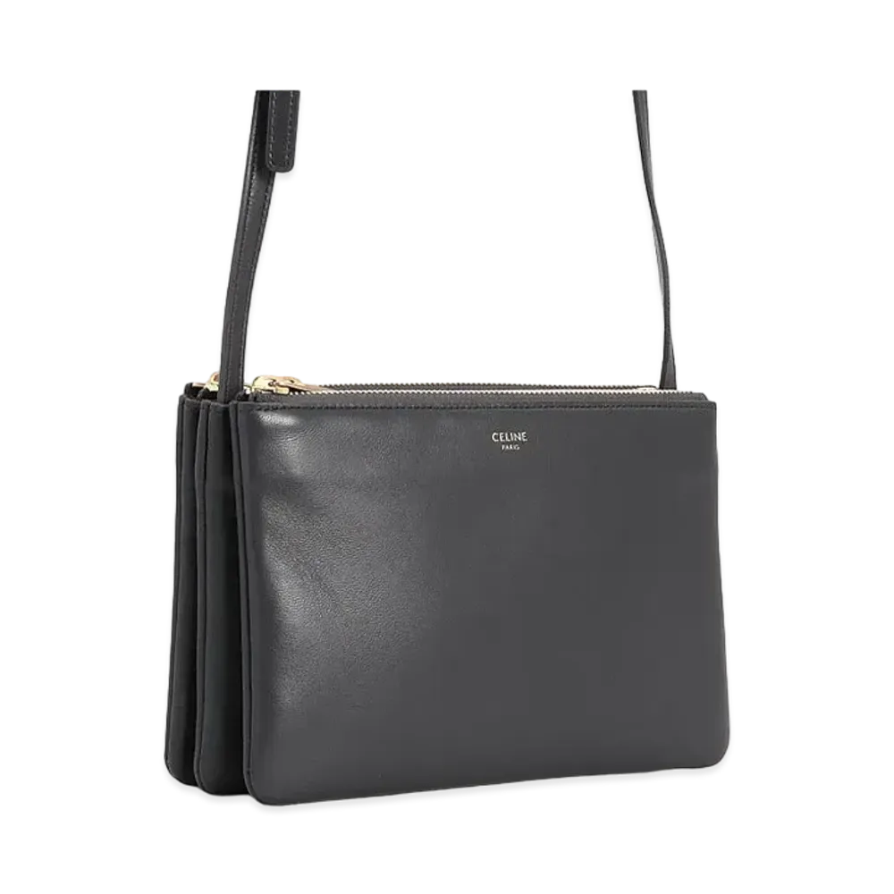 CELINE Trio Shoulder Bag "Black"