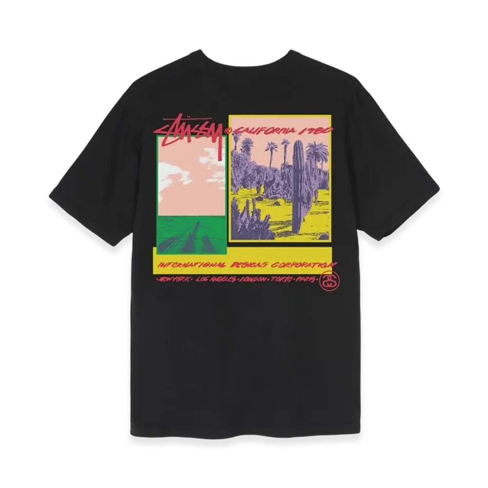 Stussy Palm Desert Tee "Black"