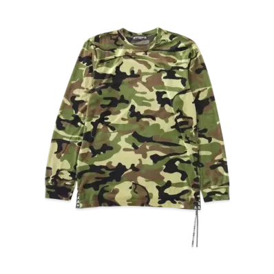 mastermind WORLD Velour LS Tee "Wood Land"