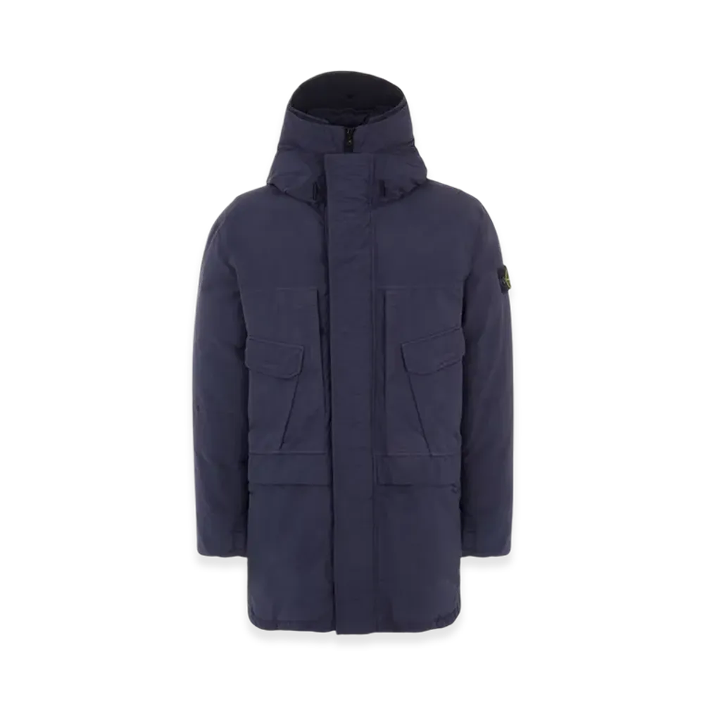 Stone Island 70333 Naslan Down-TC Parka - 21FW "Navy Blue"