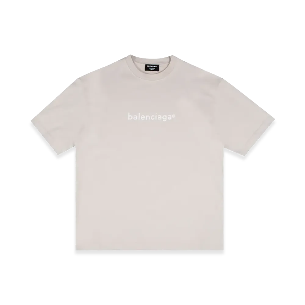 Balenciaga New Copyright T-Shirt "Cement Grey/White"