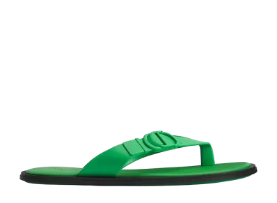 Dior Rivage Thong Sandal Rubber "Green"