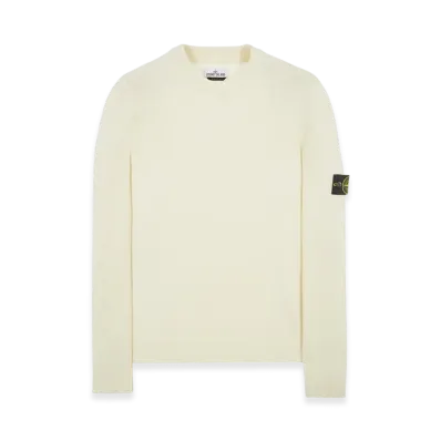 Stone Island 524A3 Lambswool Crewneck Knit - 22FW "Off White"