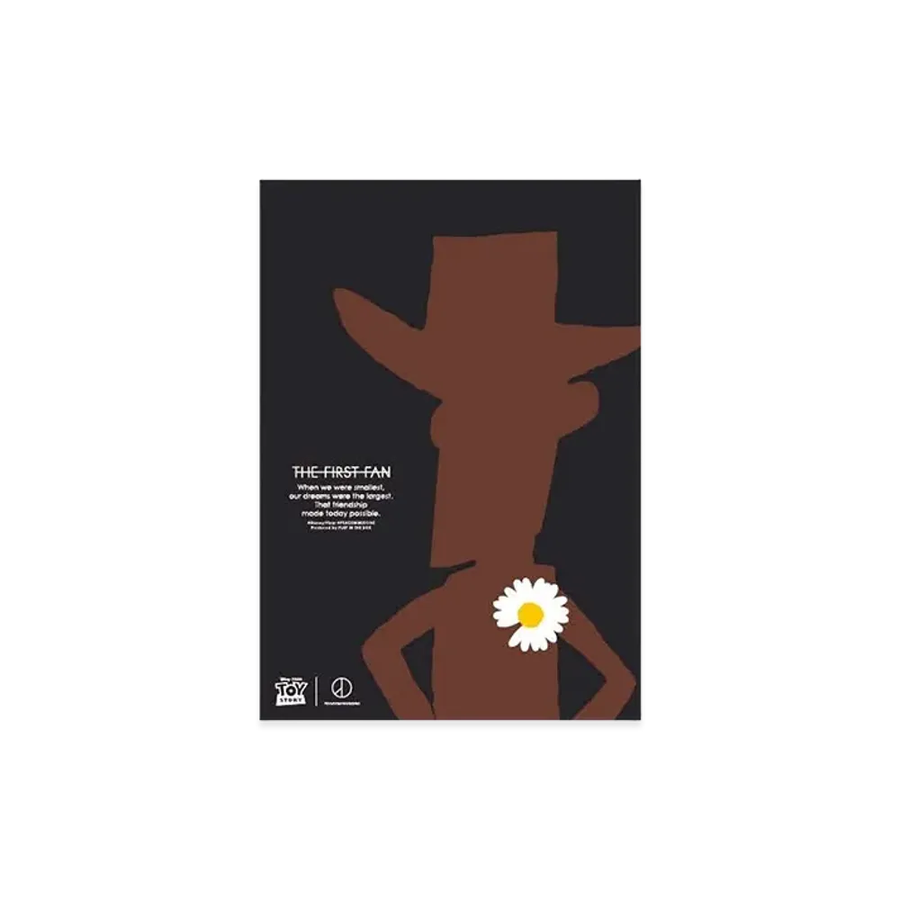 PEACEMINUSONE x Toy Story THE FIRST FAN Poster A3 06 "Black" / G-DRAGON