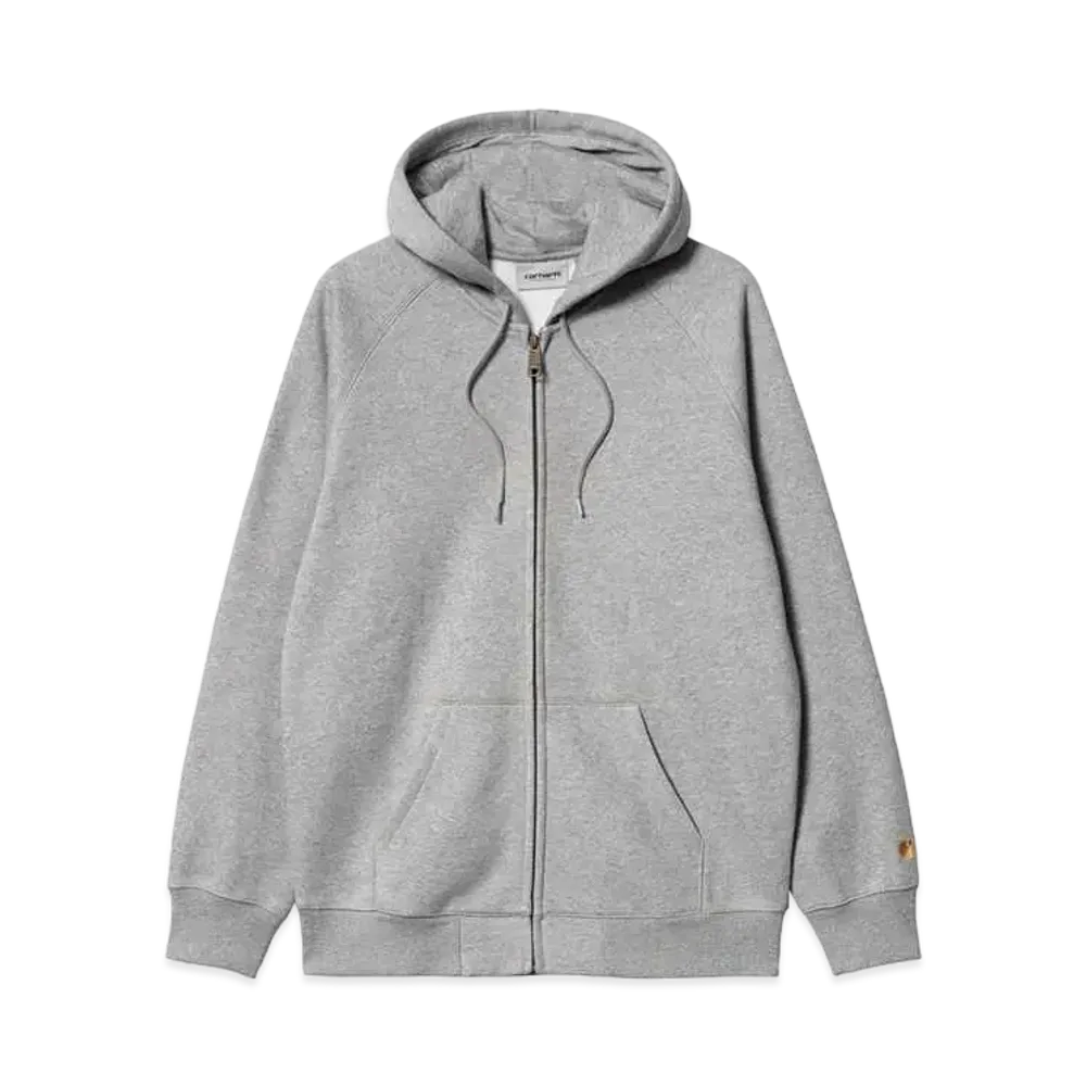 Carhartt WIP Hooded Chase Jacket "Grey Heather/Gold"