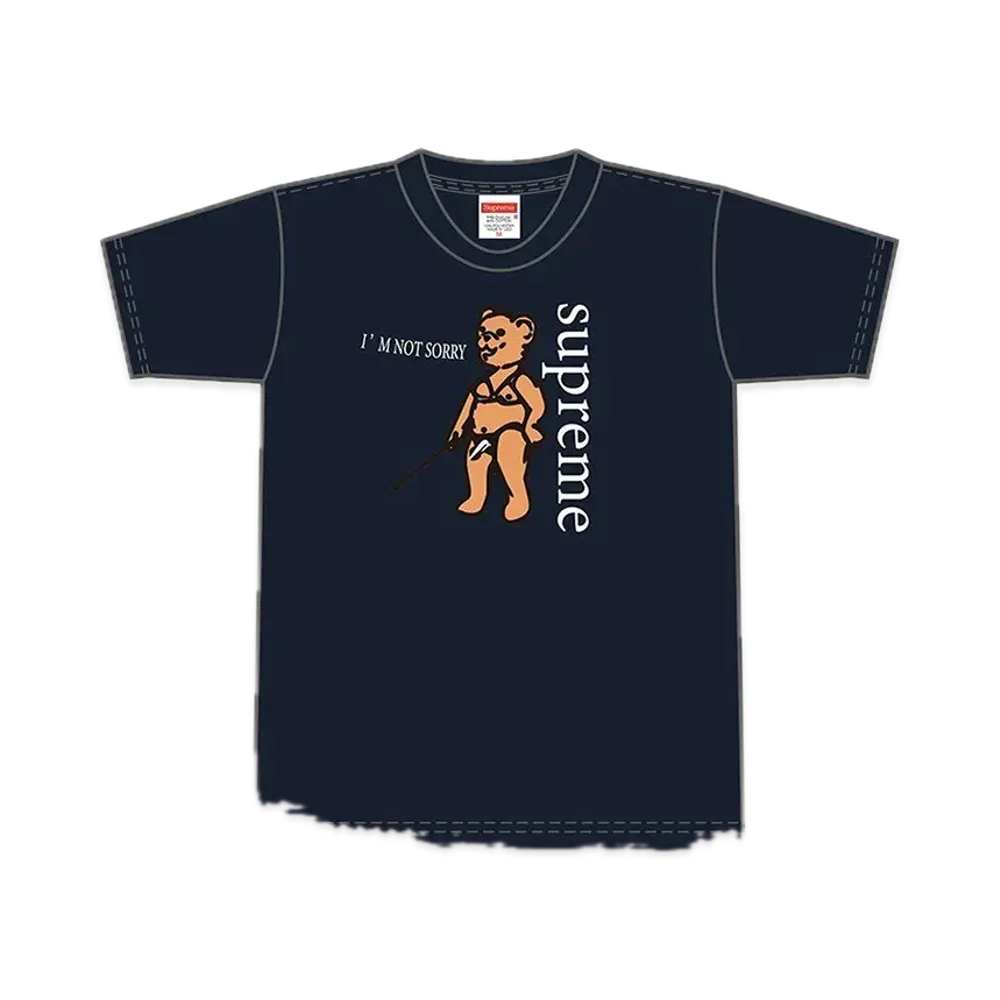シュプリーム ノット ソーリー Tシャツ "ネイビー"