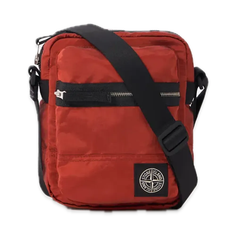 Stone Island 9200015 Coated Nylon Metal In Econyl "Scarlet"