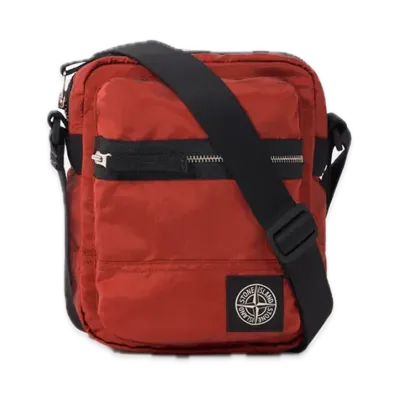Stone Island 9200015 Coated Nylon Metal In Econyl "Scarlet"