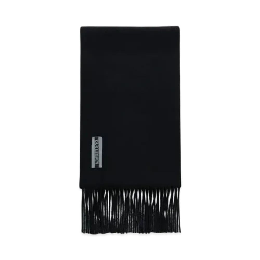 OUR LEGACY Estate Scarf "Black" A4248EAB