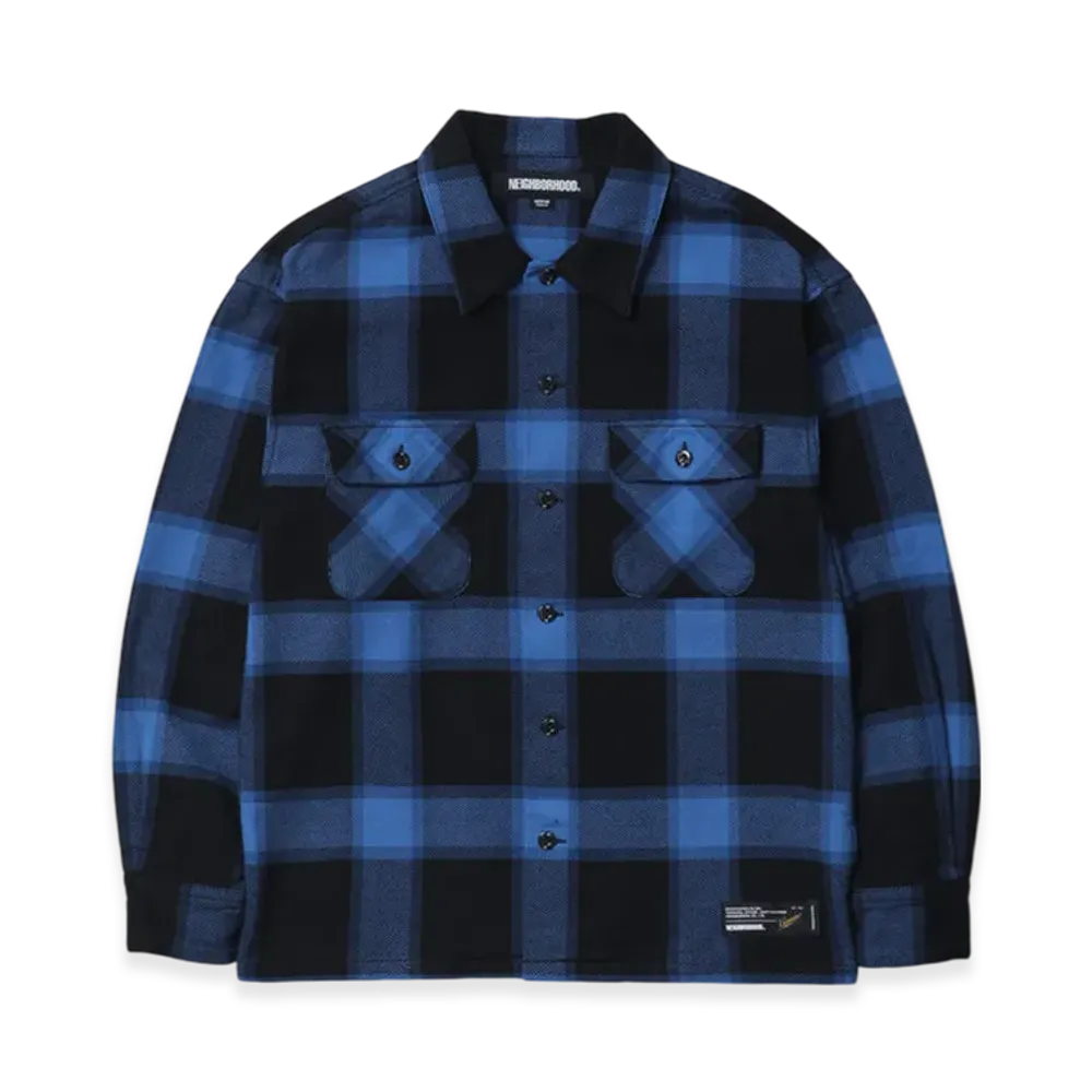 NEIGHBORHOOD Buffalo Check Shirt LS "Blue"