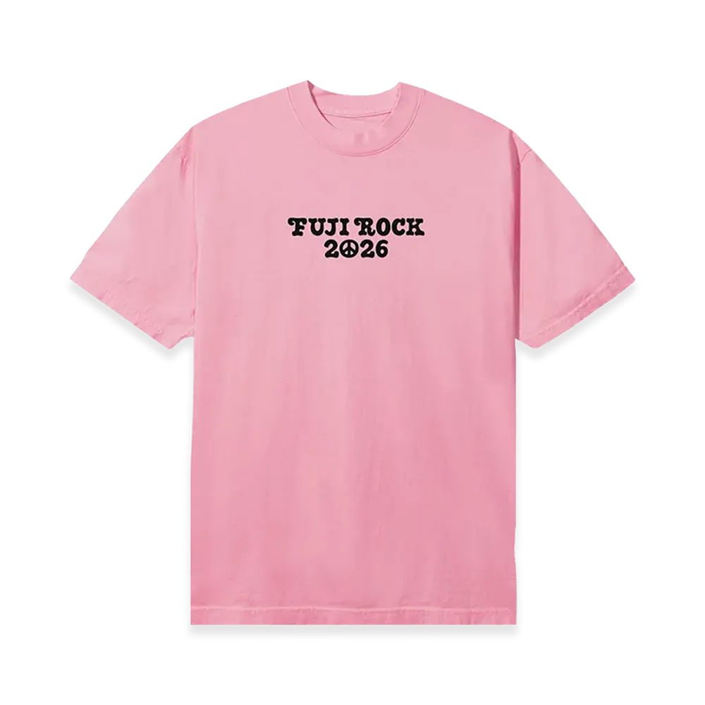 VERDY x fuji rock festival 2026 Wasted Youth Tee "Pink"
