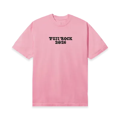 VERDY x fuji rock festival 2026 Wasted Youth Tee "Pink"
