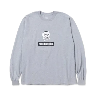 NEIGHBORHOOD NH . Tee LS-15 "Gray"