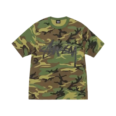 Stussy Stock Camo Tee "Camo/Black"