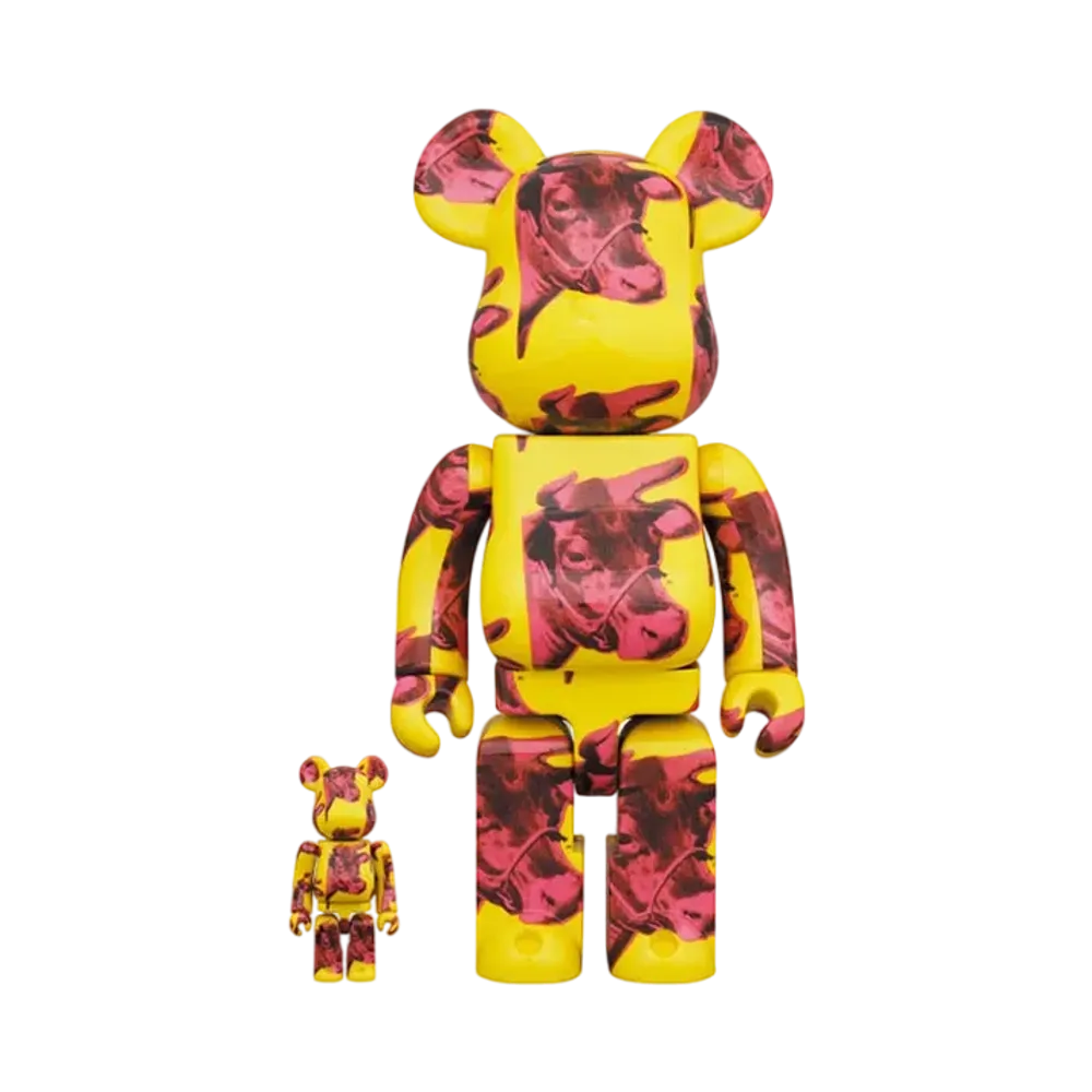 Bearbrick ANDY WARHOL "Cow Wallpaper" 100% & 400%