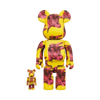 Bearbrick ANDY WARHOL "Cow Wallpaper" 100% & 400%