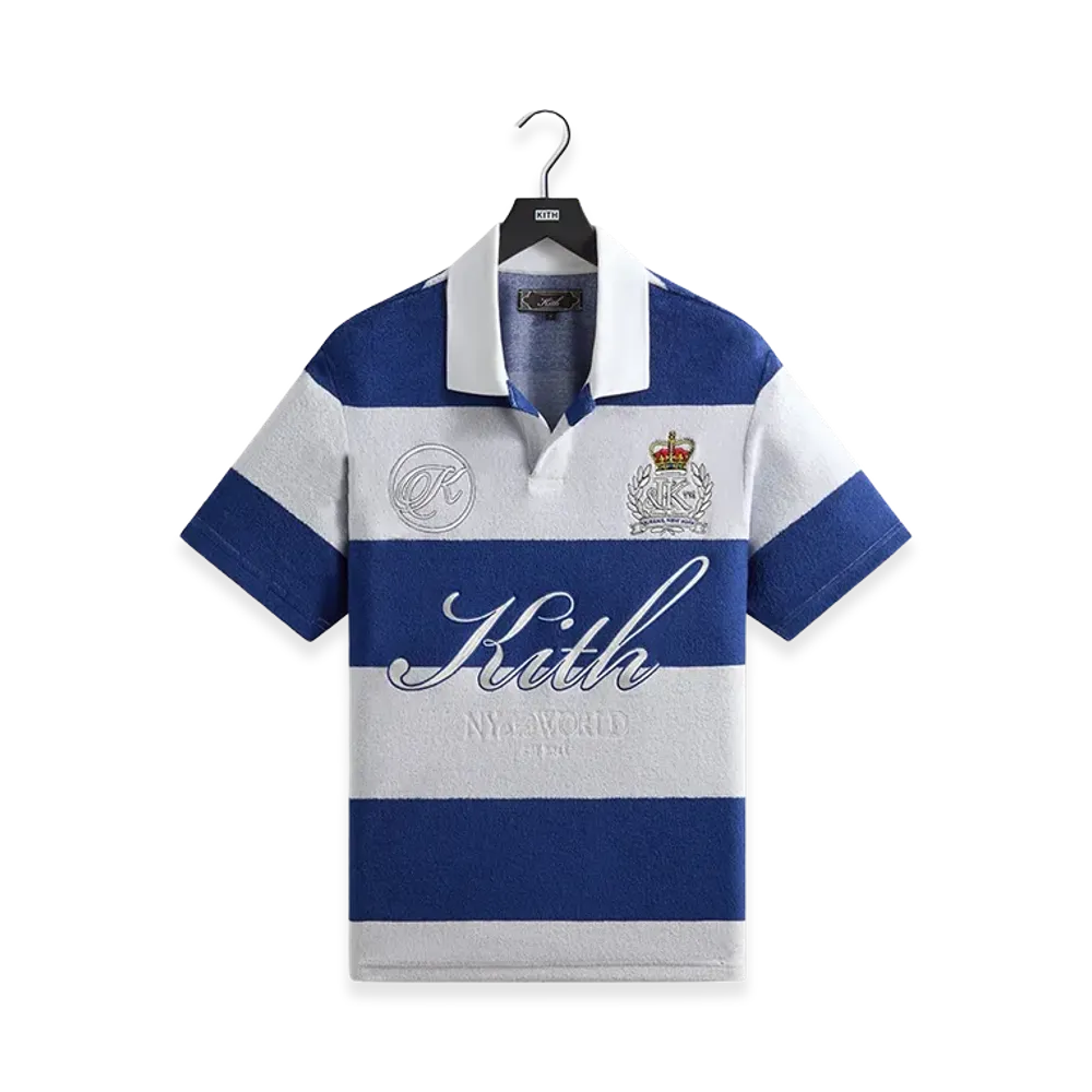 Kith Jacquard Towel Terry Ray Polo "White"
