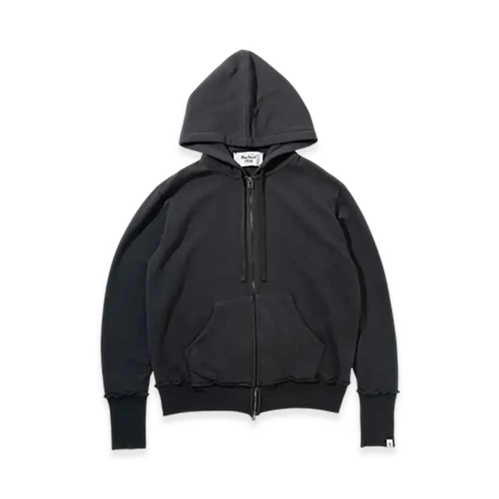 Perfect ribs Zip Hoodie "Vintage Black"
